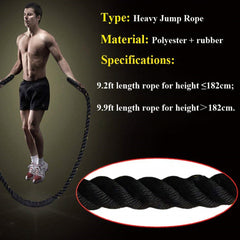 Rope Battle Skipping Ropes Power Training Fitness Home Gym Equipment